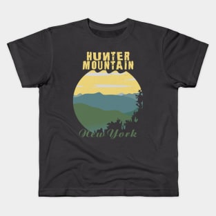 Hunter Mountain, New York Kids T-Shirt